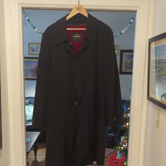 rainfair Other - Rainfair Men's Black Trench Coat